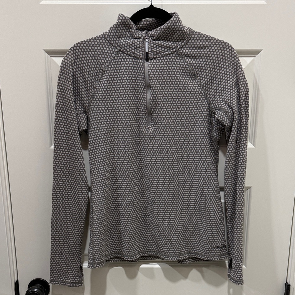 Eddie Bauer Gray Textured Pullover